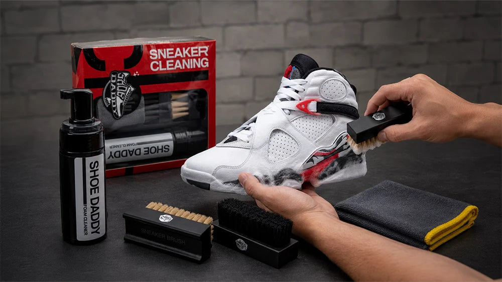 How to Clean Jordan 8 with Shoe Daddy Sneaker Cleaning Kit